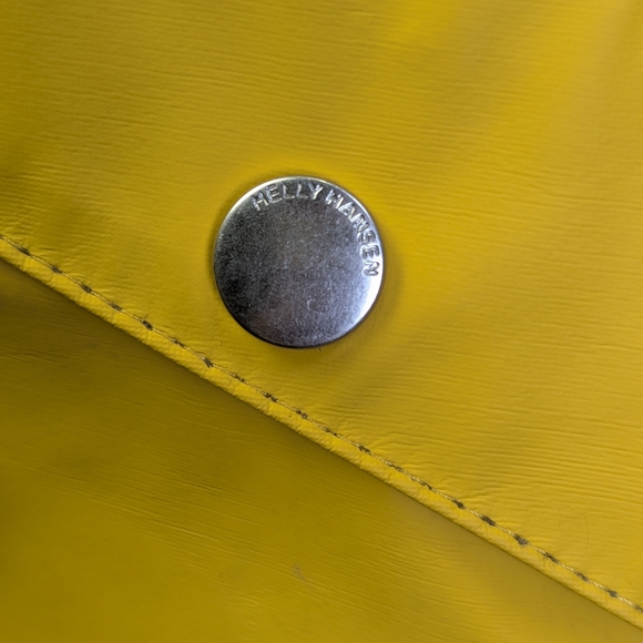 Helly Hansen Kirkwall Yellow Waterproof Hooded Rain Coat | Women’s Large - Picture 11 of 16